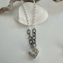  Small Puff Heart Sterling Silver Necklace - Reagan Hayhurst Designs