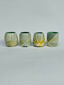  Si vis pacem, para bellem: Spirit/Espresso Cups (set of 4) - Rita Strayer Ceramics