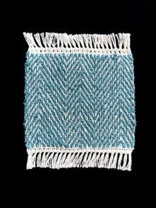  Linen Bouclé Mini Weave (Teal) - Alder & Alder