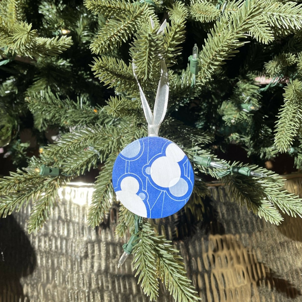 Blue Bubble Ornament