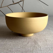  Mustard Yellow Porcelain Bowl - Lisa Fleming Ceramics