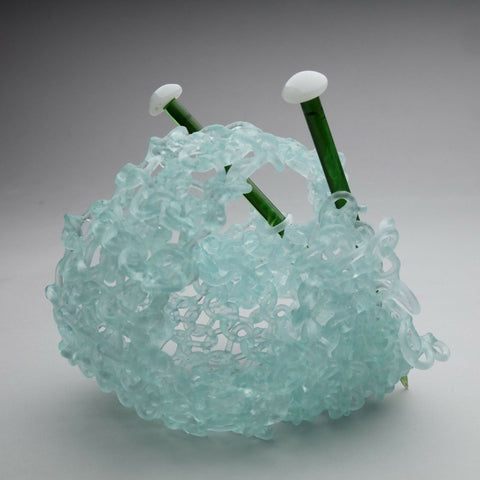 Knitted Glass Sculpture - 