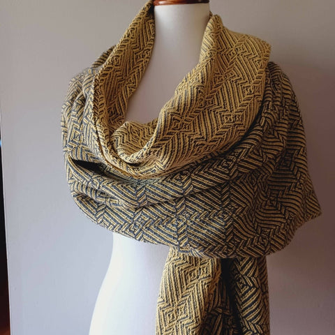 Handwoven Cotton Throw/Oversized Scarf