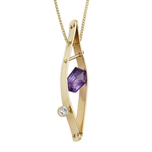  Contemporary Amethyst Pendant - STUart Jewelry Designs LTD