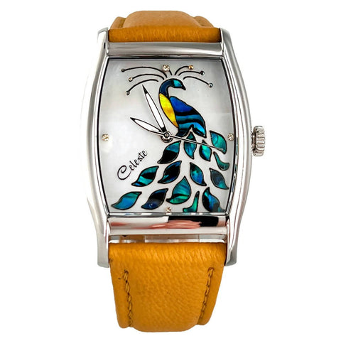 Peacock Watch - Rectangular