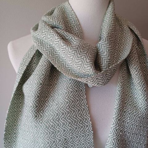 Handwoven Cotton-Bamboo Blend Scarf