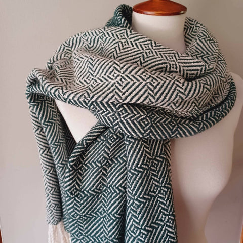 Handwoven Cotton Throw/Oversized Scarf