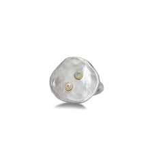  Diamond Dots Shield Ring - Shaya Durbin Jewelry