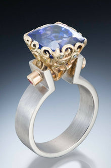  Contemporary Tanzanite ring - Artisan Jewelers