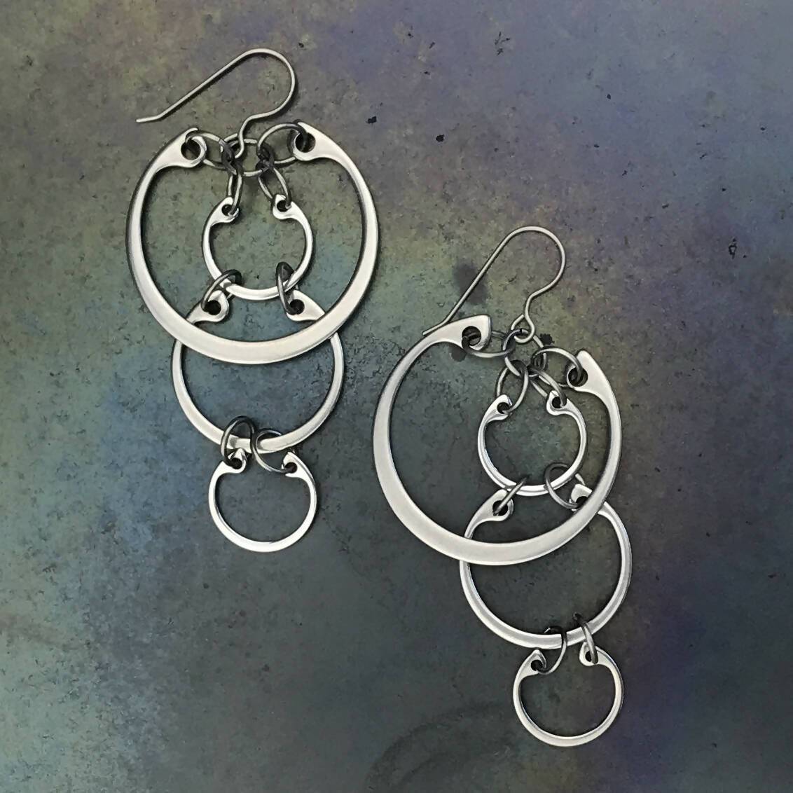 Cascading Circles Earrings (Large)