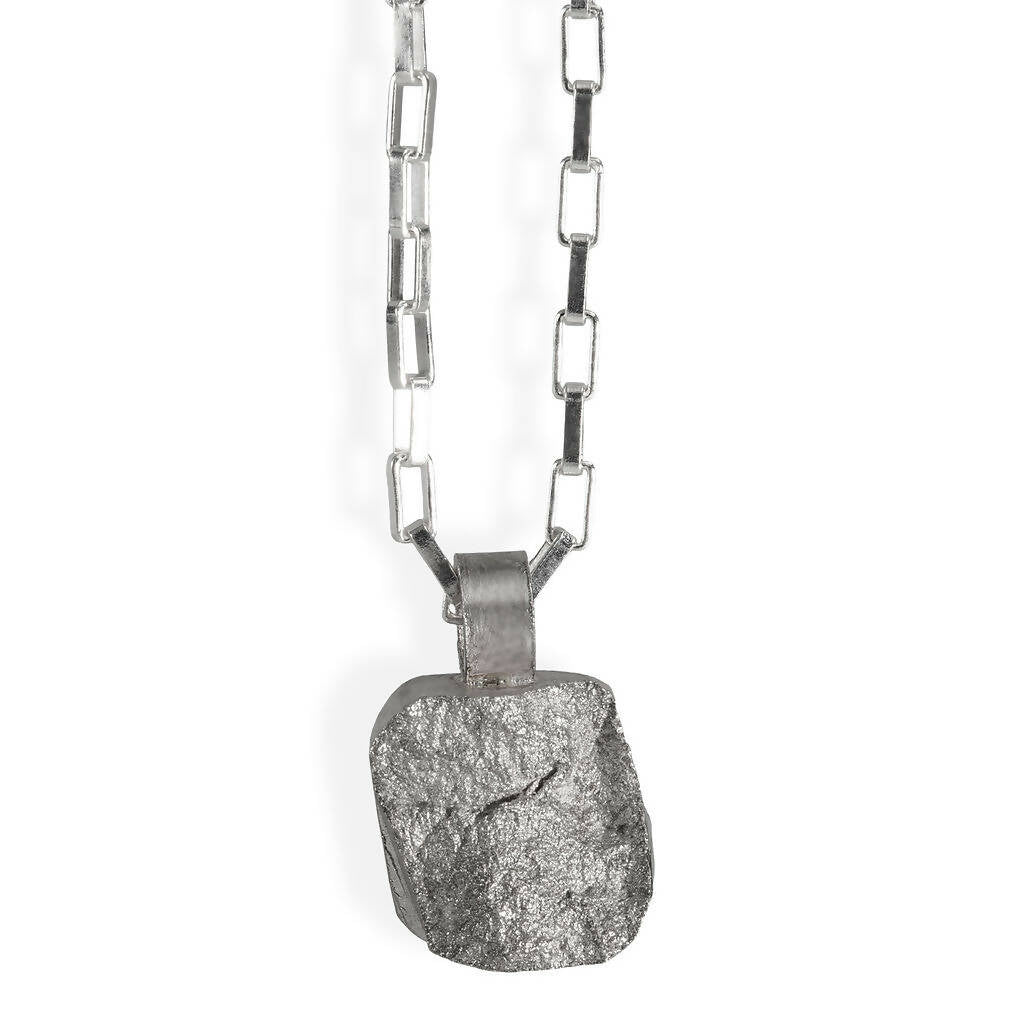 Broken Silver Necklace