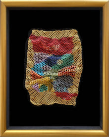  STUDY IN RED - Marcia Zalbowitz Bead Art