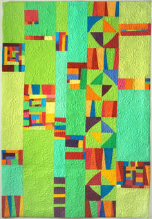  Lime Medley - Cindy Grisdela Art Quilts