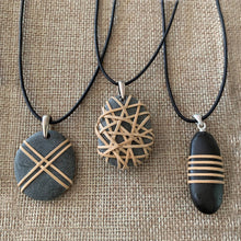  Zen Pebble Pendant Necklace - Betsy Bauer Studio - Wrappedrockz