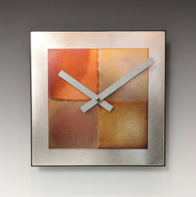  8x8 Steel and Copper Wall Clock - Leonie Lacouette