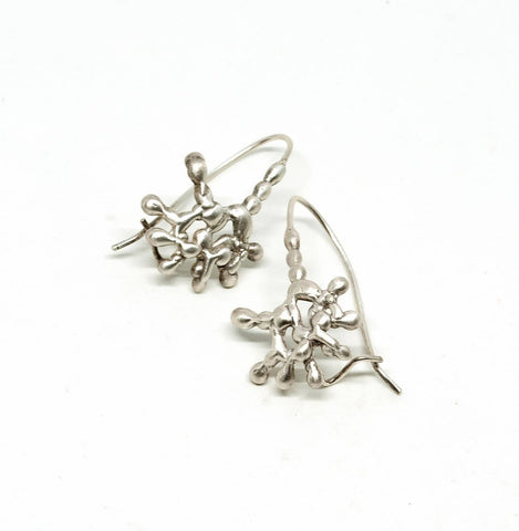 Viscosity Silver Earrings