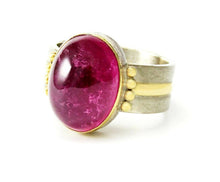  Luminous Deep Pink Tourmaline Ring - Artisan Jewelers