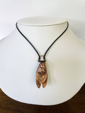 Cicada Sculpture and Necklaces