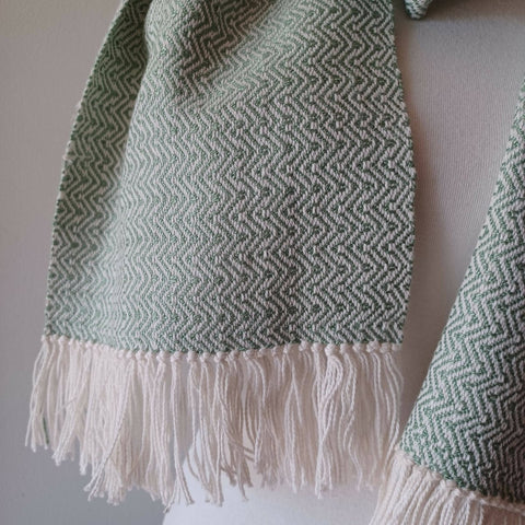 Handwoven Cotton-Bamboo Blend Scarf