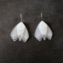  Sphinx Moth Earrings - made from upcycled, post-consumer plastic - Charity Ridpath