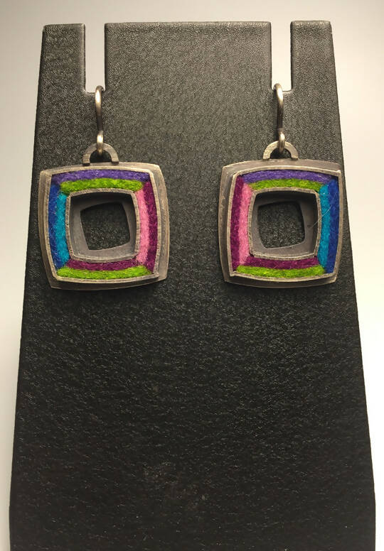 Square Donut Earrings