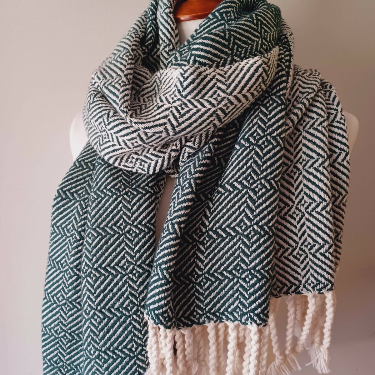 Handwoven Cotton Throw/Oversized Scarf