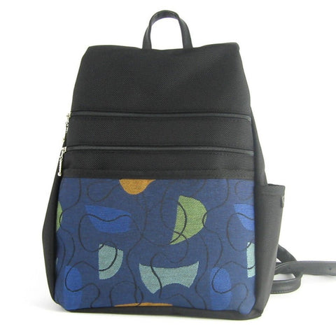 Medium Side Entry Backpack Purse - Fabric