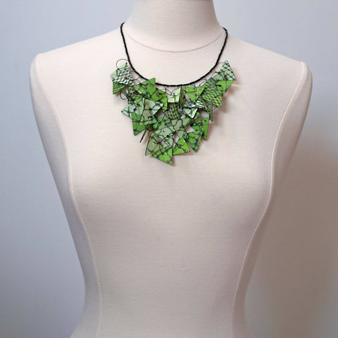 Printmaker's Choker - Green/black