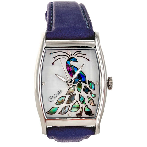 Peacock Watch - Rectangular