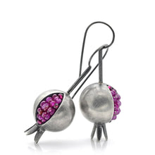  Pomegranate Earrings, Silver - Boline Strand Jewelry