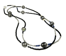  Tahitian Pearl and Black Spinel Necklace - Artisan Jewelers