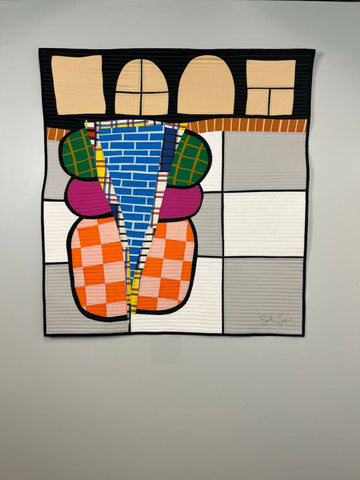 You Don't Understand; The Portal Isn't Physical Art Quilt