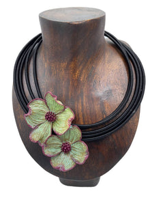  Dogwood Blossom Pin-Necklace - Nature’s Creations