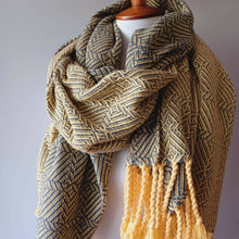  Handwoven Cotton Throw/Oversized Scarf - East Parlor