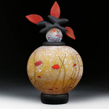  Osinni Yabluka (Autumn Apples) Gold Sphere - Chicago Glassworks