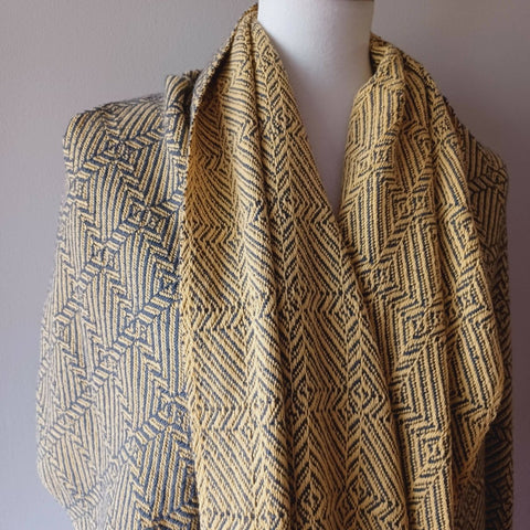 Handwoven Cotton Throw/Oversized Scarf