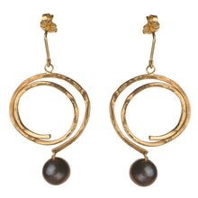  Spiral Pearl Earrings - STUart Jewelry Designs LTD