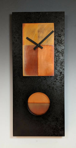 Black & Copper 24 Pendulum Clock