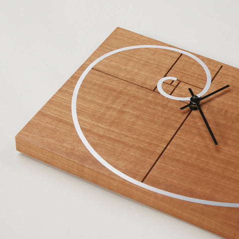 Fibonacci Spiral Clock