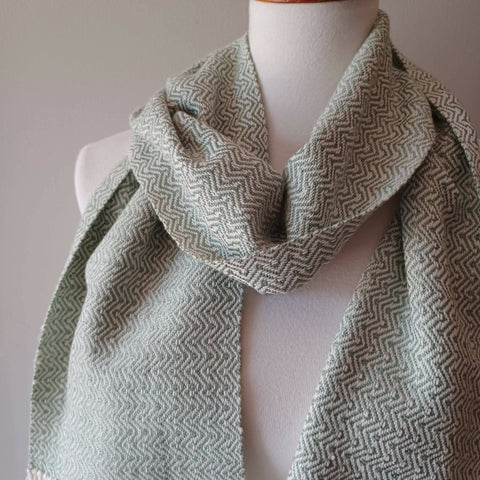 Handwoven Cotton-Bamboo Blend Scarf