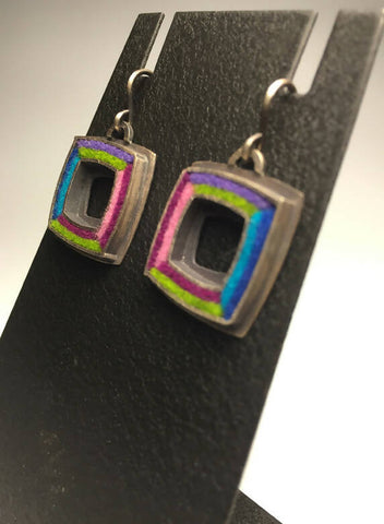 Square Donut Earrings