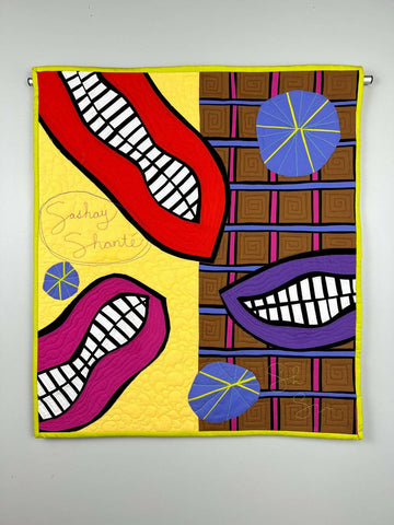 Supermodel (You Better Work) Art Quilt