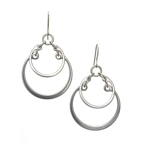 Overlapping Graduated Earrings