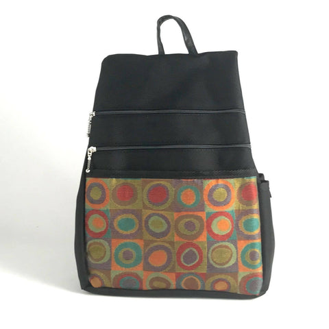 Medium Side Entry Backpack Purse - Fabric