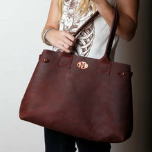  The Cocoon tote in MAHOGANY - Angela Bacskocky