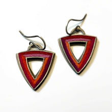  Triangle Donut Wire Earrings - Michele A Friedman