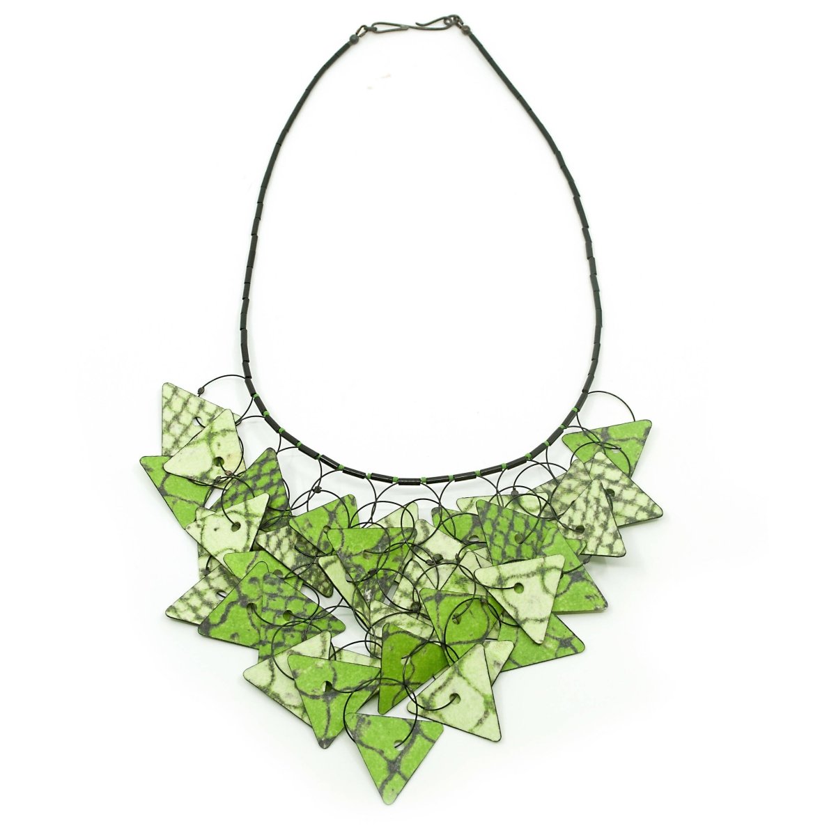 Printmaker's Choker - Green/black