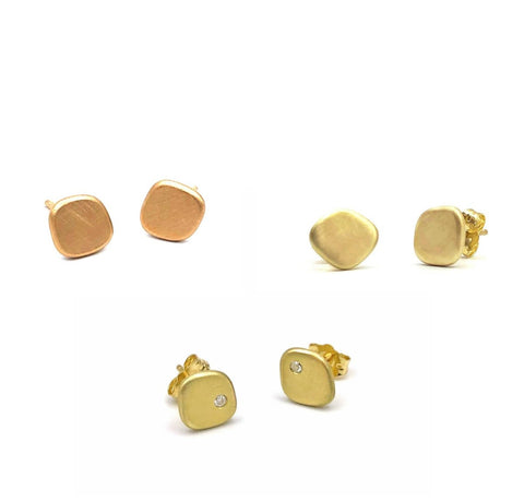 Azores Stud Earrings | 18k Gold