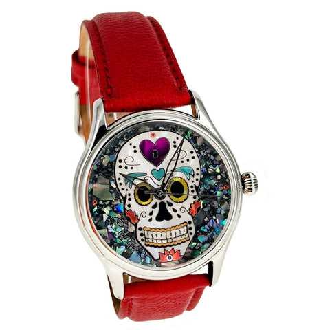 Sugar Skull - Dia de Los Muertos Timepiece - 38mm