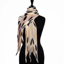  Pleated Silk Scarf with Clamp Dye - Laura Hunter